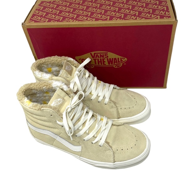 VANS Sk8-Hi Cozy Hug Biscotti Suede Men's Size Shoes Casual Sneakers VN0A7Q5NBVV - Picture 5 of 8